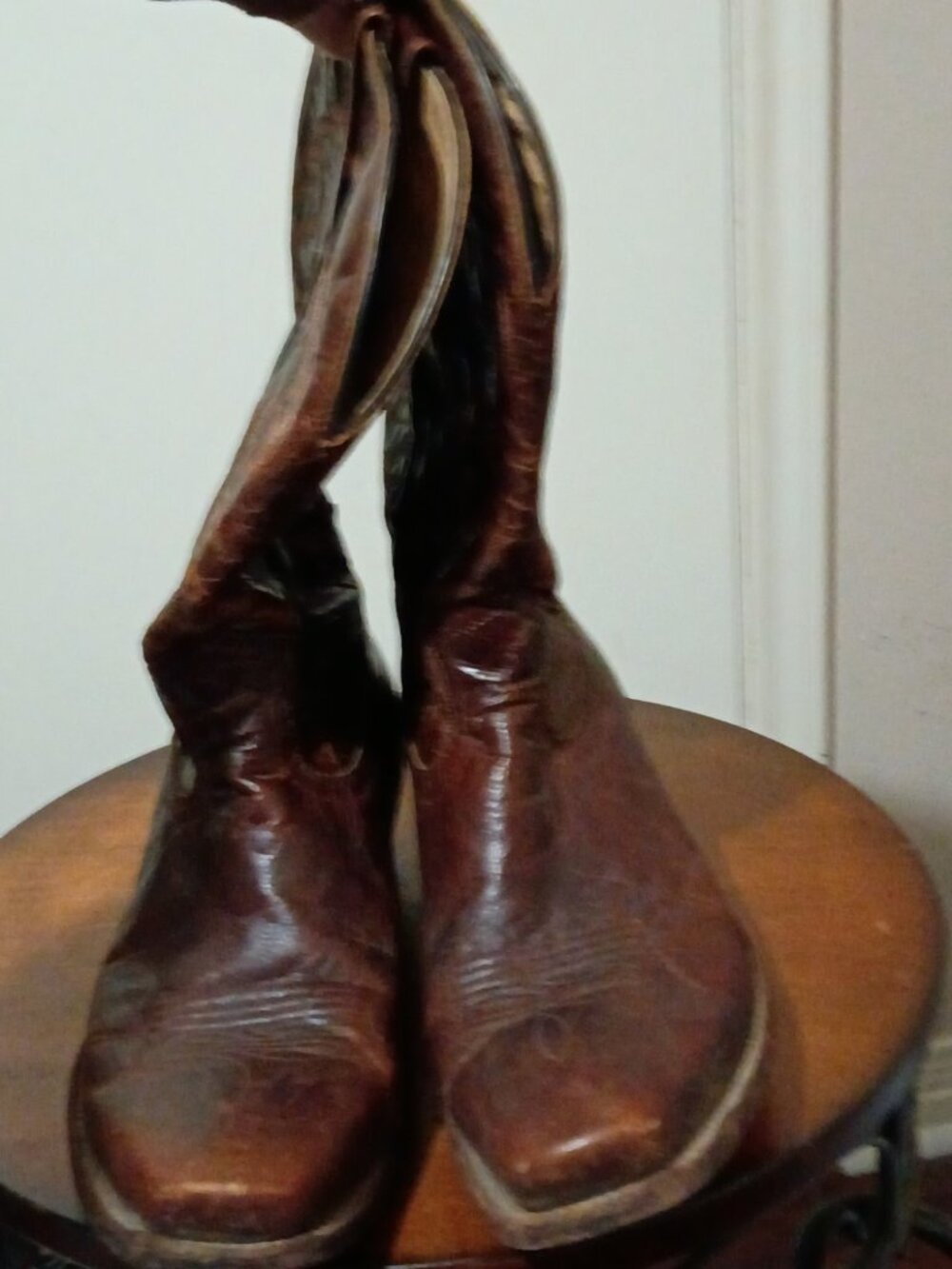 Moonshine Spirit Brad Paisley BBM87 Square Toe Cowboy Boots Men 8.5 EE Brown - Picture 6 of 13